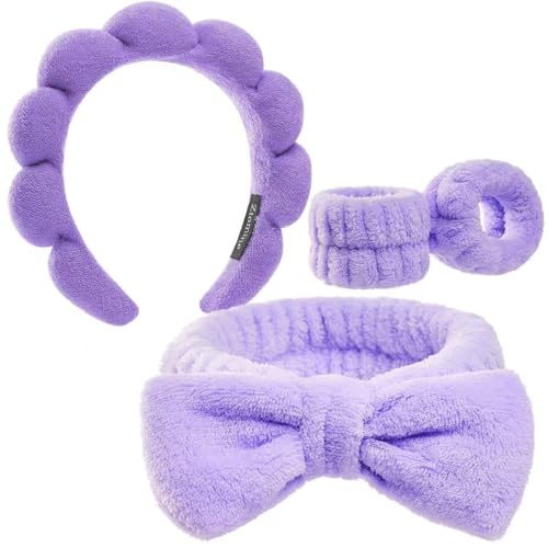 Sponge Spa Headband and Wrist Set