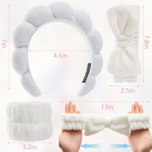 Sponge Spa Headband and Wrist Set