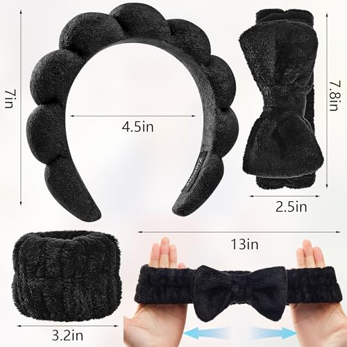 Sponge Spa Headband and Wrist Set