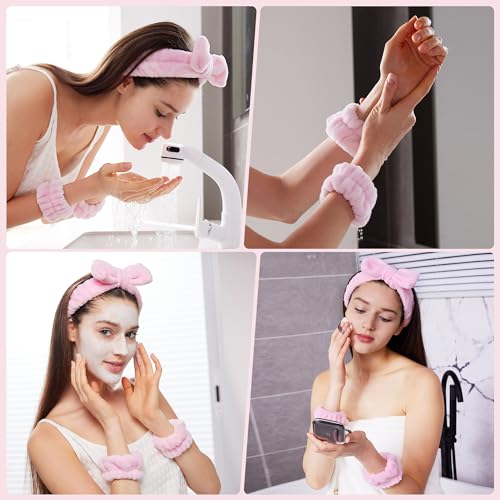 Sponge Spa Headband and Wrist Set