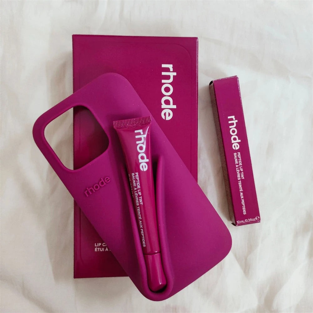 Rhode Lipstick Silicone Iphone Case