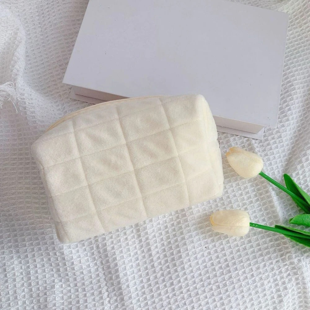 Cute Plush Travel Size Cosmetic Bag