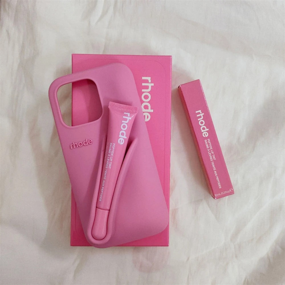 Rhode Lipstick Silicone Iphone Case
