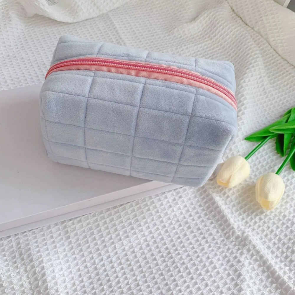 Cute Plush Travel Size Cosmetic Bag