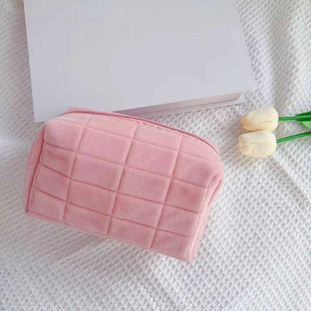 Cute Plush Travel Size Cosmetic Bag