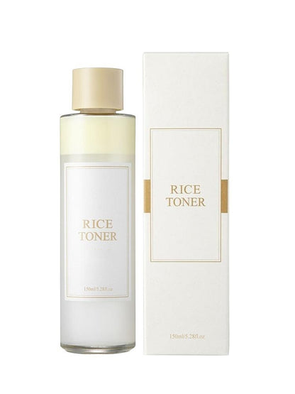 Rice Toner, Milky Toner for Glowing Skin, 77.78% Korean Rice