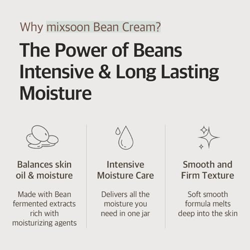 Mixsoon Bean Cream Vegansnail, Hydration Cream