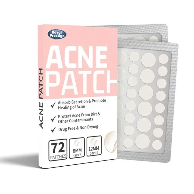 Invisible Hydrocolloid Acne Patches-Fast Healing Pimple Stickers