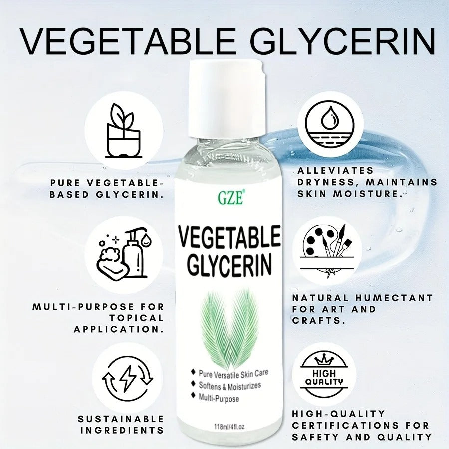 GZE Vegetable Glycerin, 100% pure, versatile Skin Care