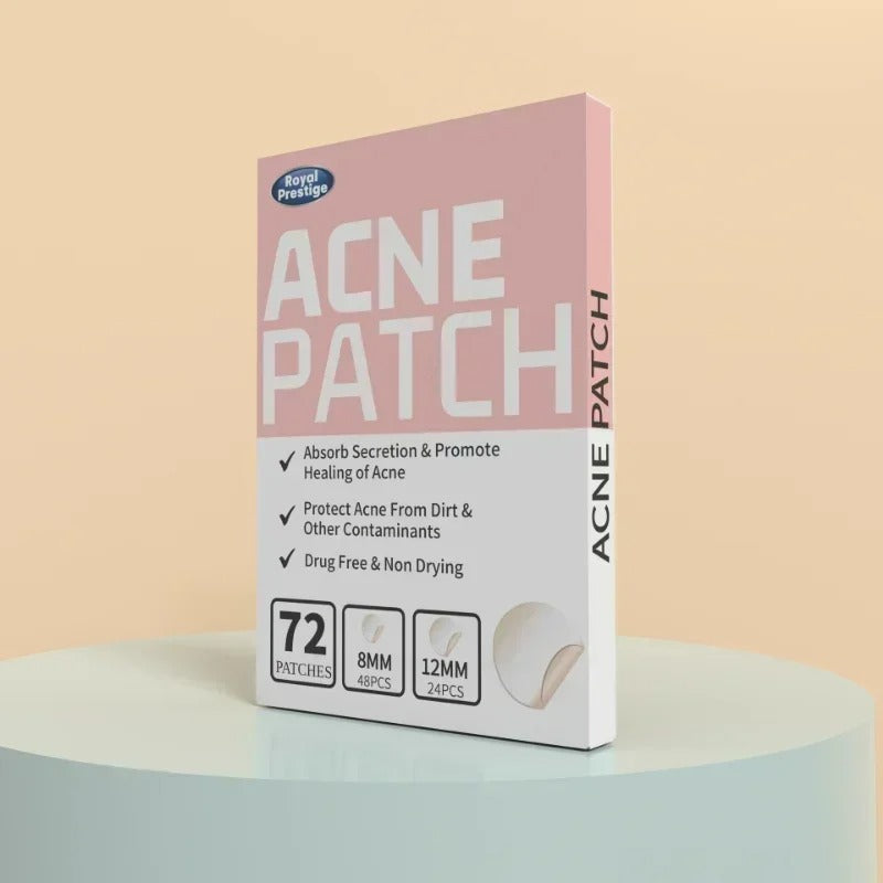 Invisible Hydrocolloid Acne Patches-Fast Healing Pimple Stickers