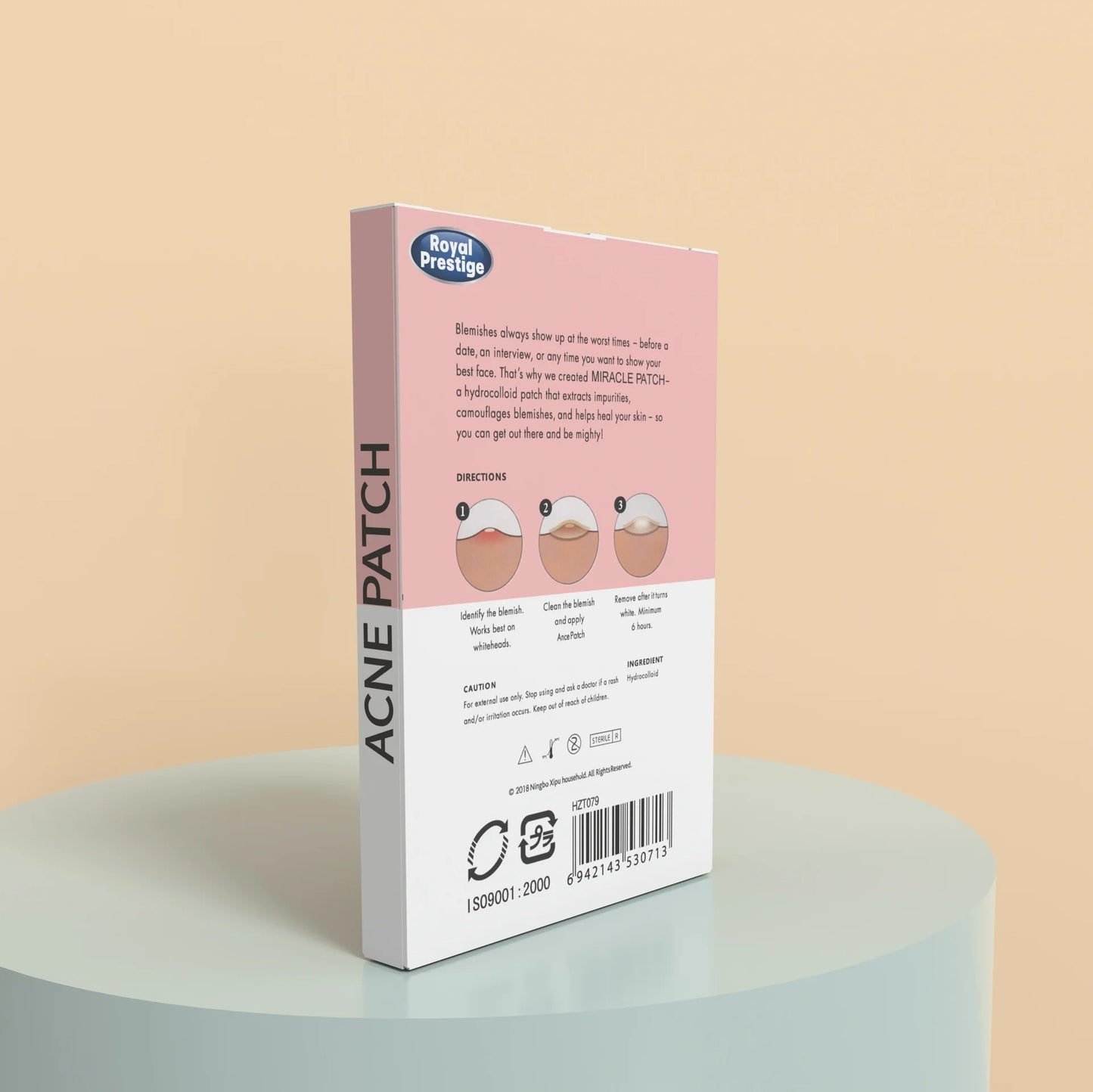 Invisible Hydrocolloid Acne Patches-Fast Healing Pimple Stickers